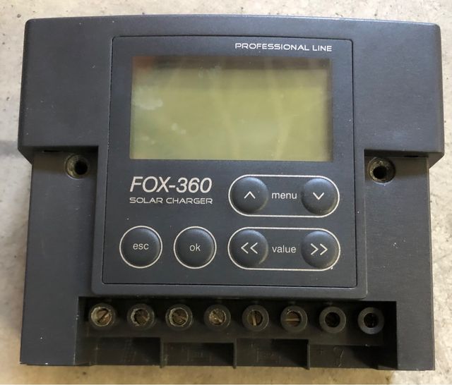 Regulador Solar autocarava 20 amp para 2 bateria