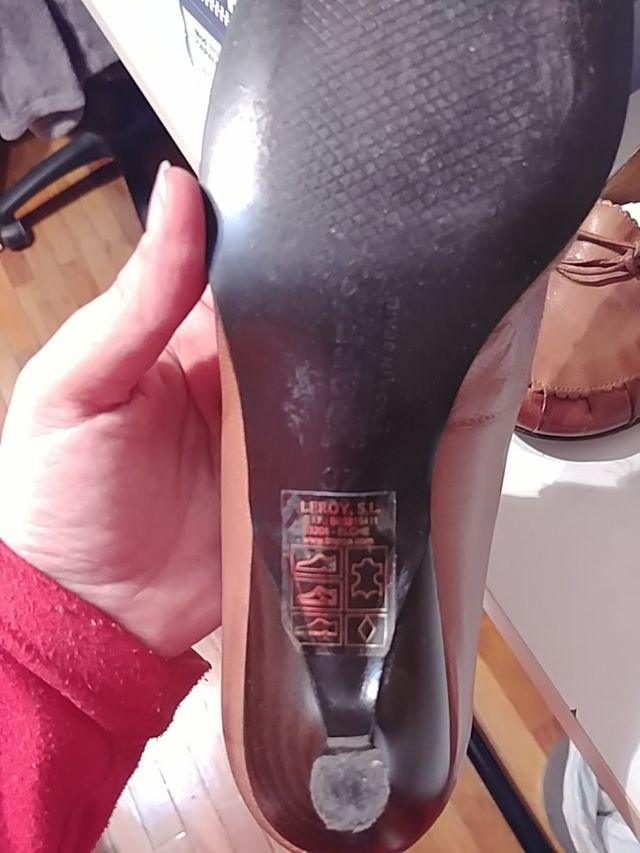 zapatos de cuero vintage. T.37. Troppa.