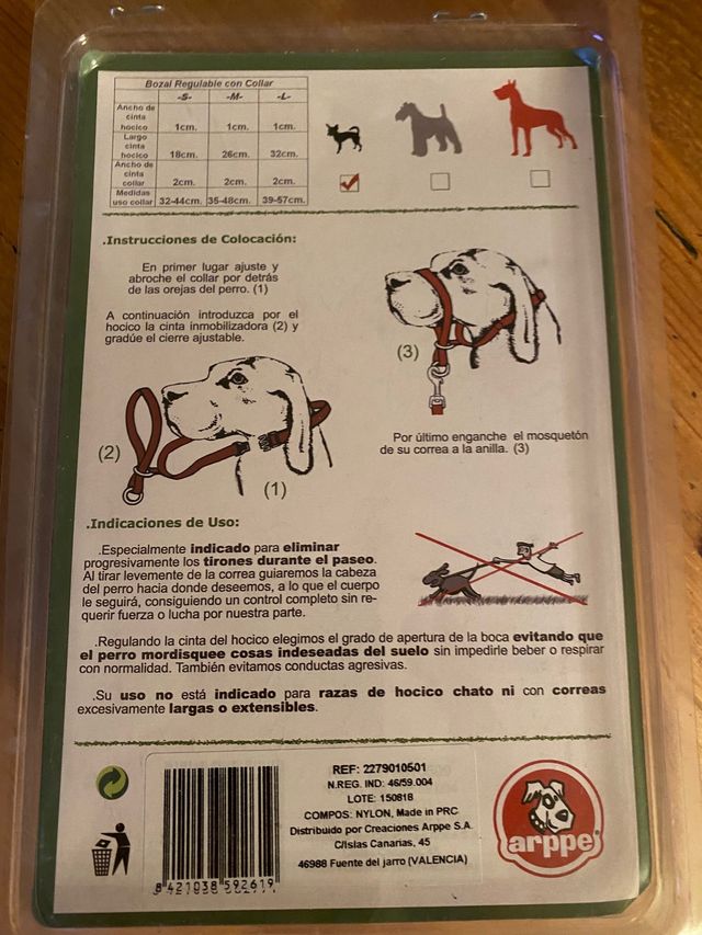 Bozal ajustable, Arppe