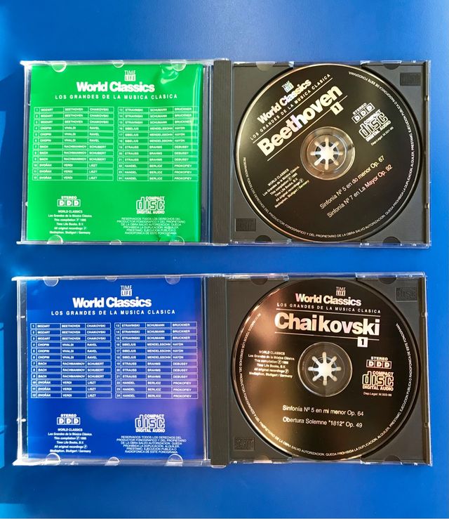 Álbum CD de Beethoven y Chaikovski