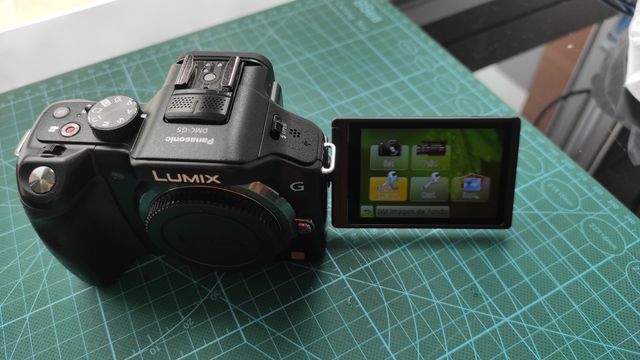 Lumix G Cuerpo de Panasonic DMC-G5 camara evil