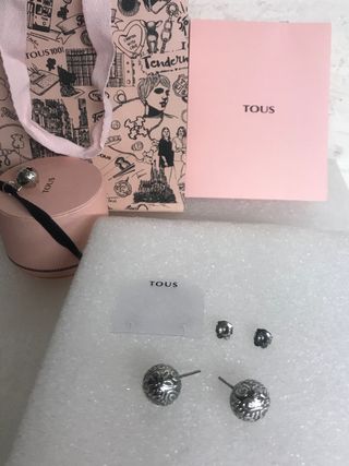 PENDIENTES TOUS IN HEAVEN PLATA NUEVOS
