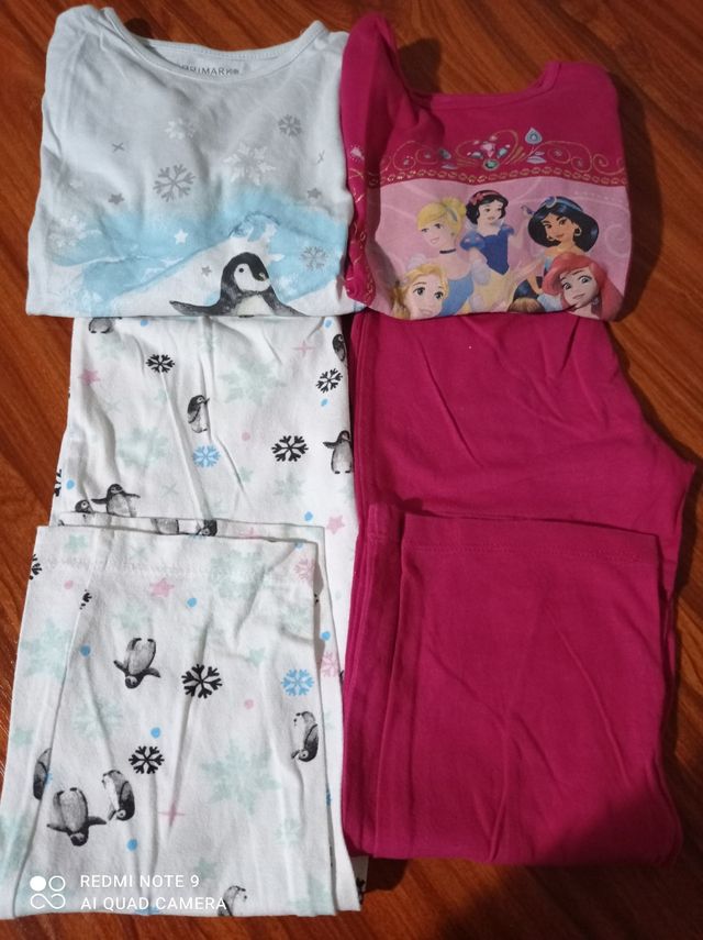 Pijama niña manga larga