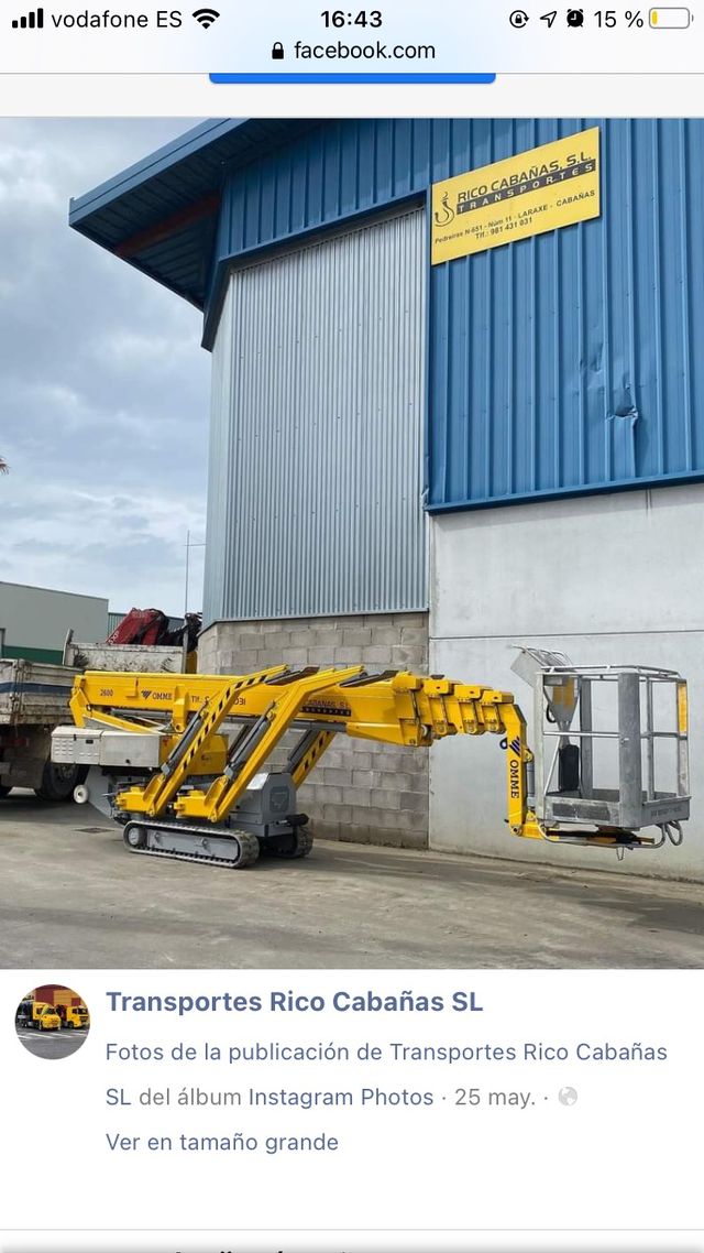 Alquiler plataformas