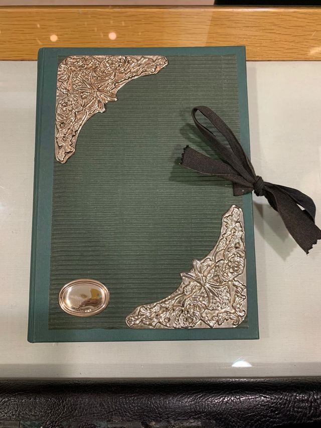 Diario antiguo plata 17x22cm