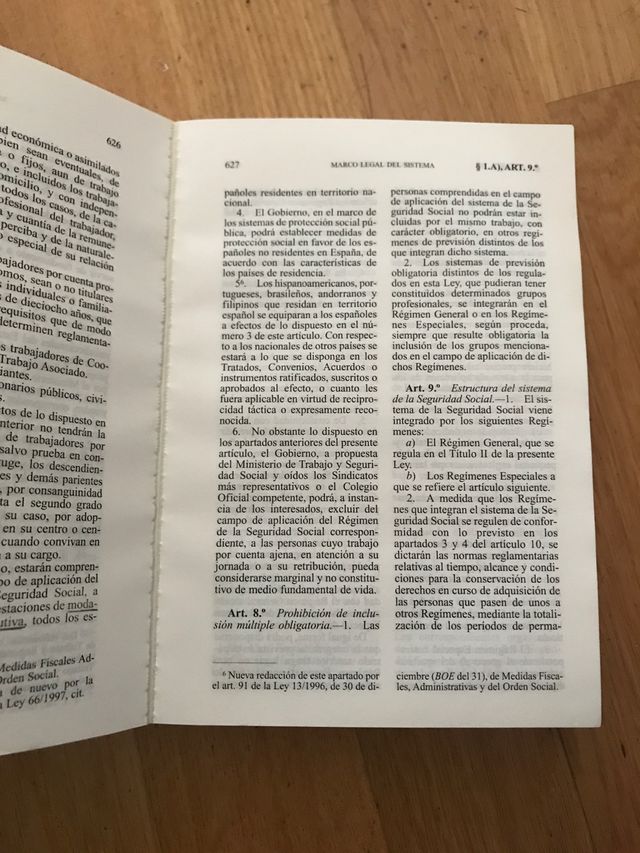 Legislación laboral y de la seguridad social