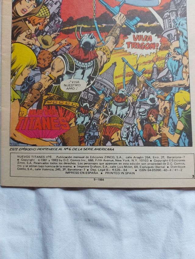 Nuevos Titanes num 6 (1984)