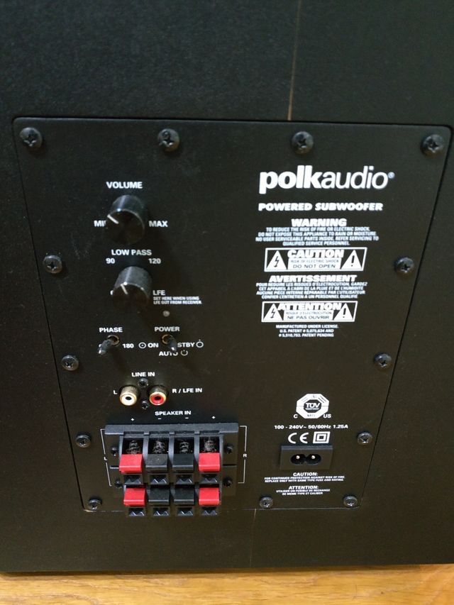 Polk Audio PSW100 subwoofer activo 100W de segunda mano por 130 € en