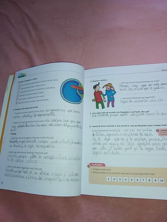 compresión lectora ,fichas de trabajo, primaria 4