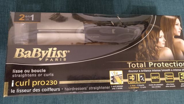 PLANCHA 2 EN 1 BABYLISS ICURL PRO 230