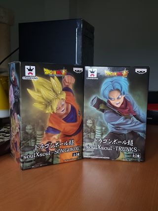 SoulXSoul Son Gokou, Trunks y Goku Black de segunda mano por