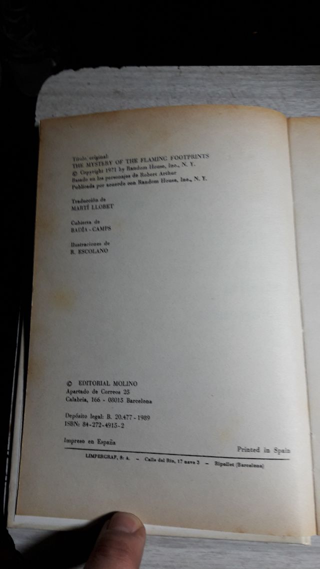 Misterio de las huellas flameantes