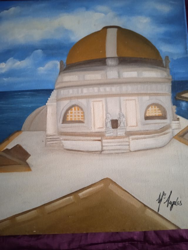 Dipinto ad olio della cupola della Cattedrale di Cadice