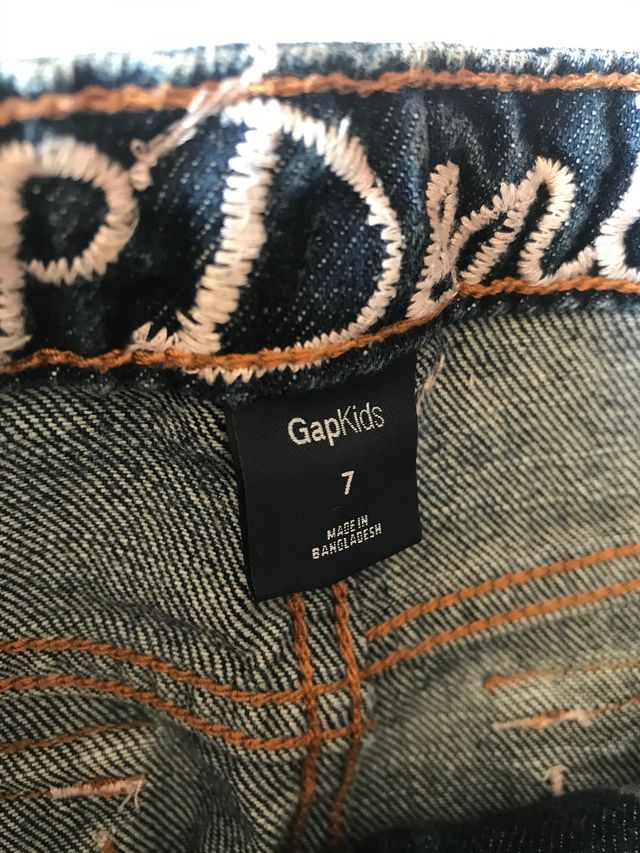 Minifalda de jeans para niña GAP