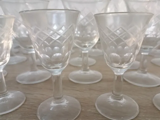 cristaleria años 50. La docena completa