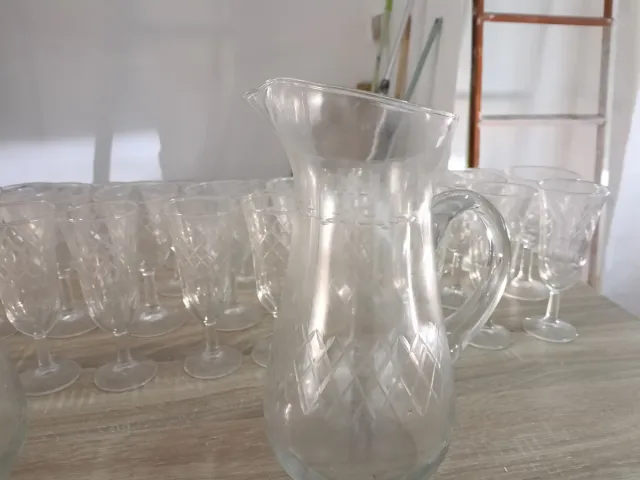 cristaleria años 50. La docena completa