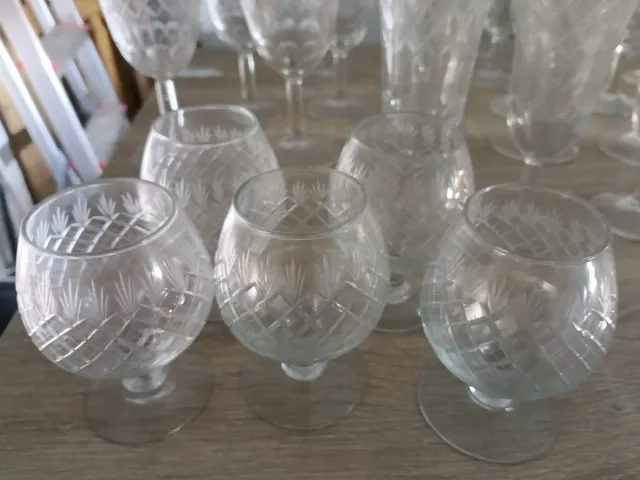 cristaleria años 50. La docena completa