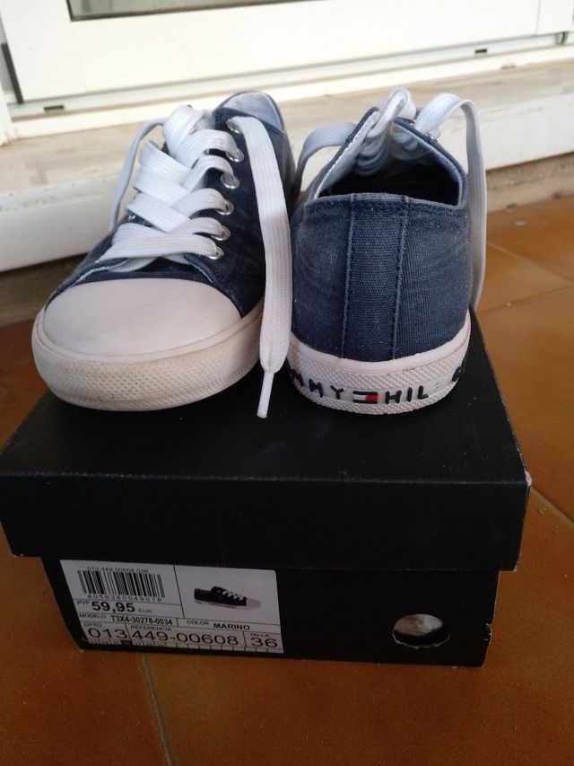 Zapatillas Tommy Hilfiger talla 36 con dos usos