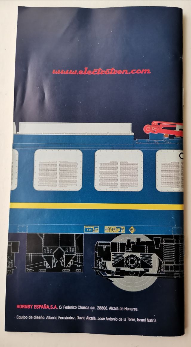 Catálogo Electrotren escala H0 año 2007.