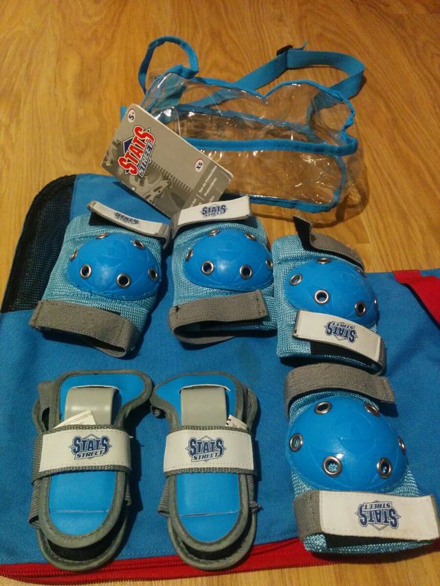 Patines niño talla 31-34 con protecciones