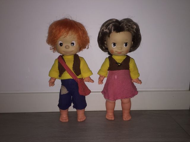 Pedro y Heidi Muñecos de la Marca Toyse años 70