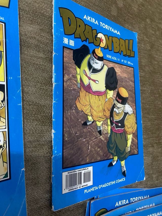 comics dragon ball z serie azul