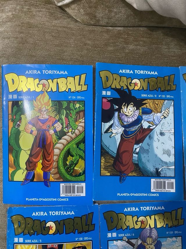 comics dragon ball z serie azul
