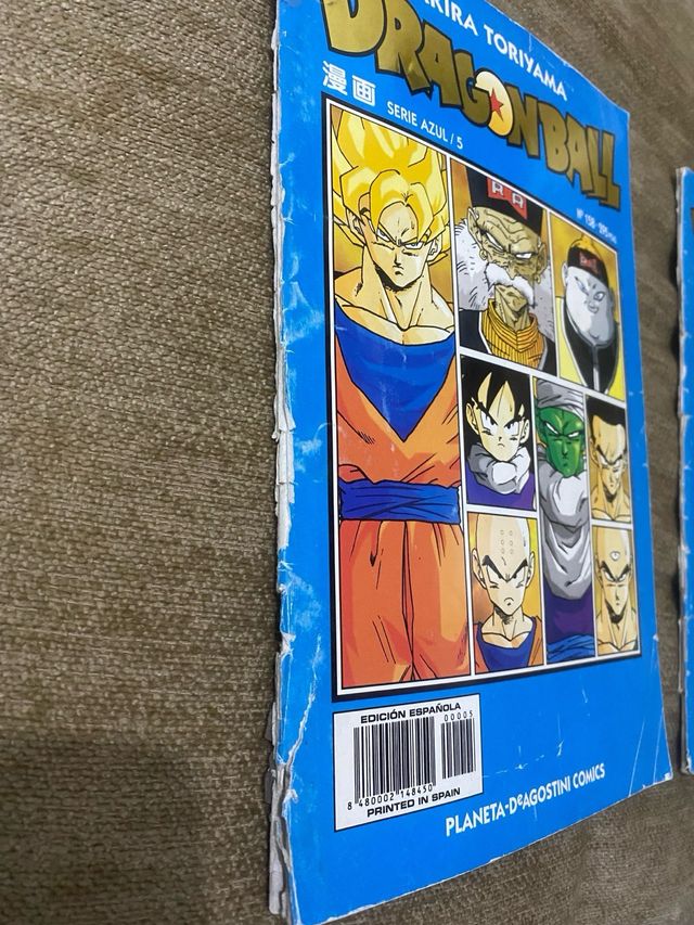 comics dragon ball z serie azul