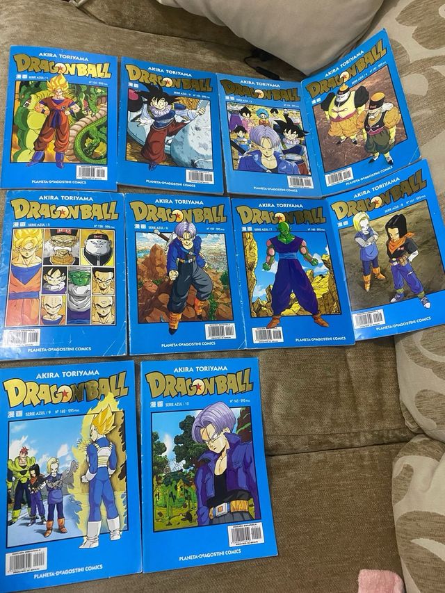 comics dragon ball z serie azul