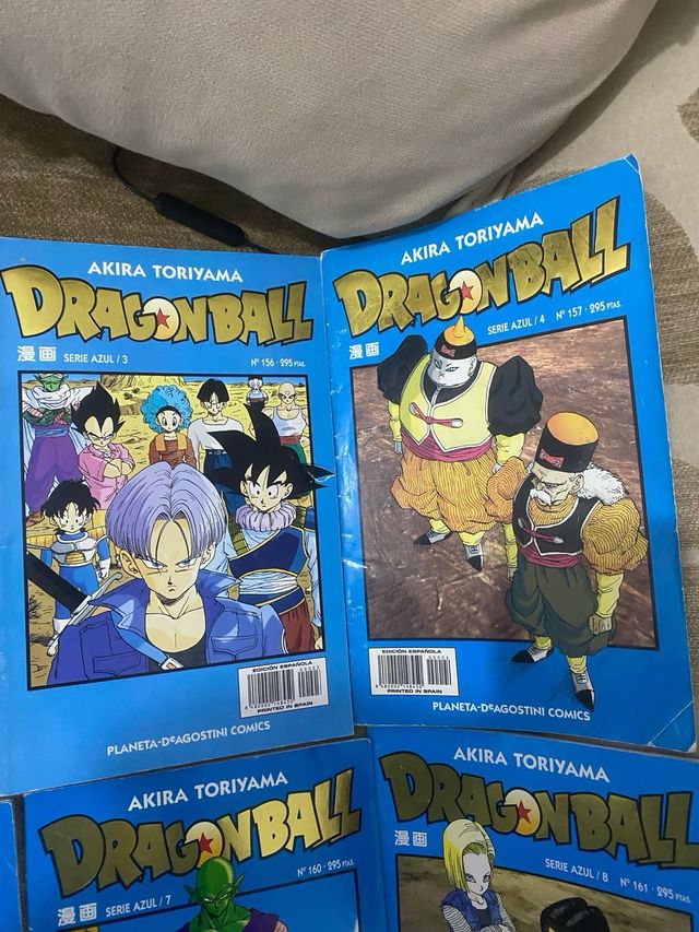 comics dragon ball z serie azul