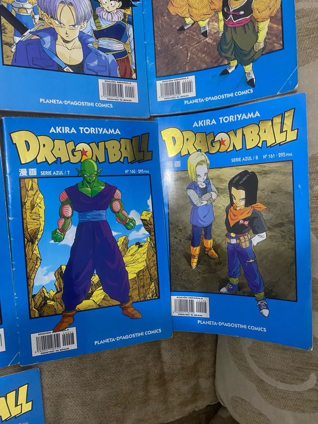 comics dragon ball z serie azul