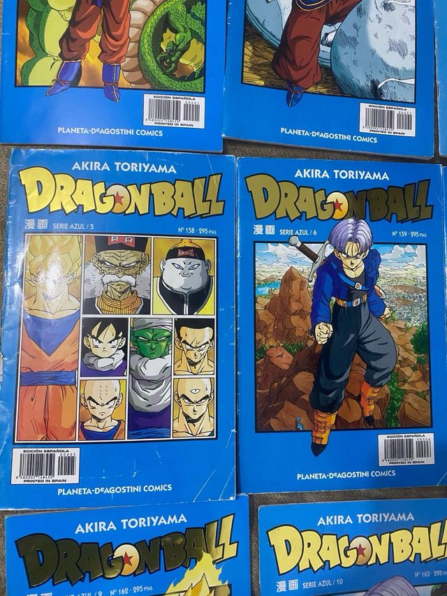 comics dragon ball z serie azul