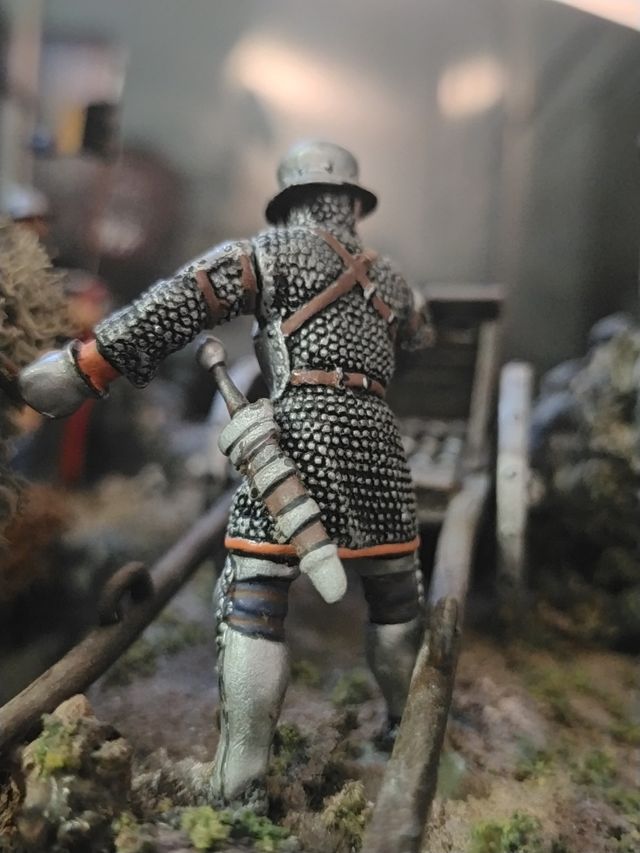 diorama medieval escala 1/24
