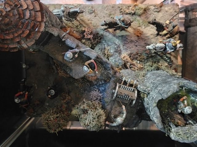 diorama medieval escala 1/24