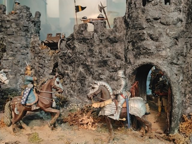 diorama medieval escala 1/24