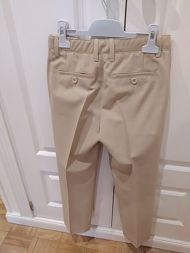 Pantalon beige vestir o comunion niño T 9 10