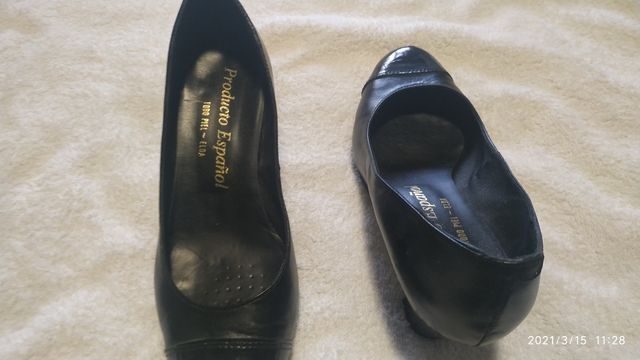 Zapatos Salón Piel.