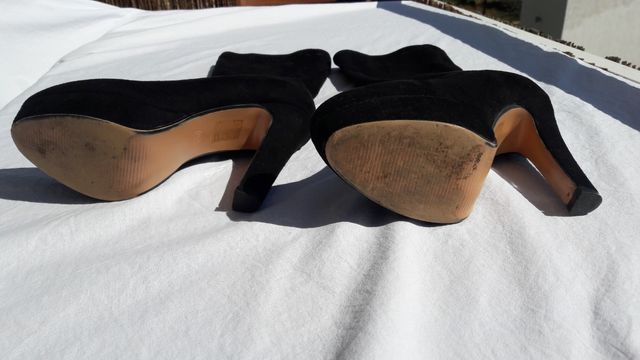 Botas de Antelina negros talla 35