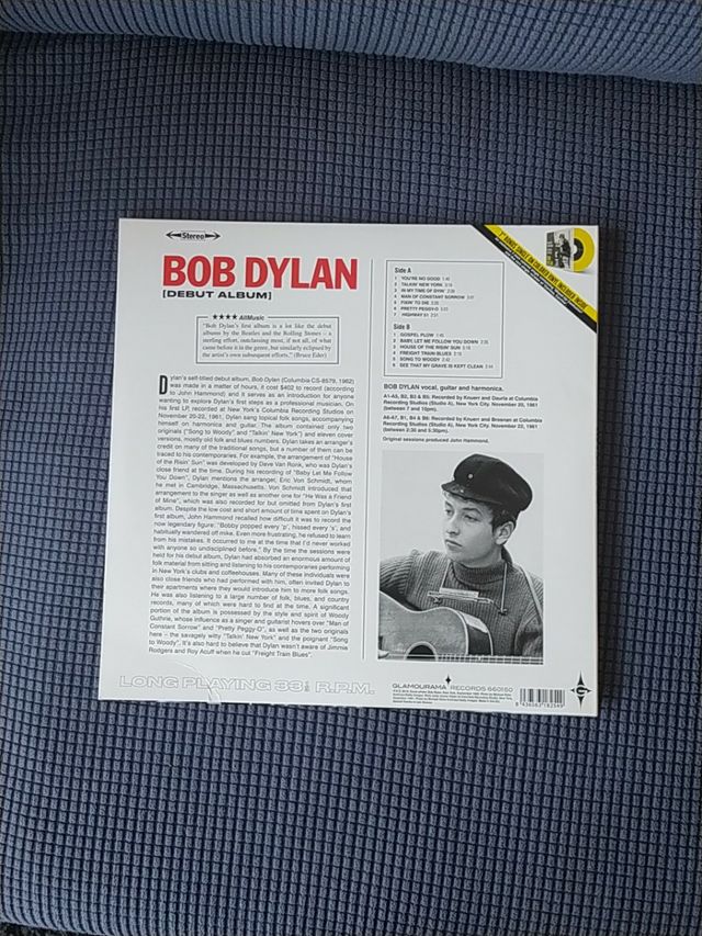 Bob Dylan - Debut Album vinilo