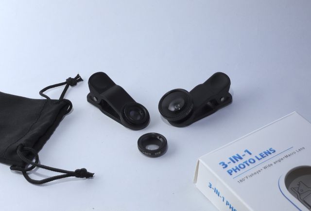 juego de 3 lentes para móvil