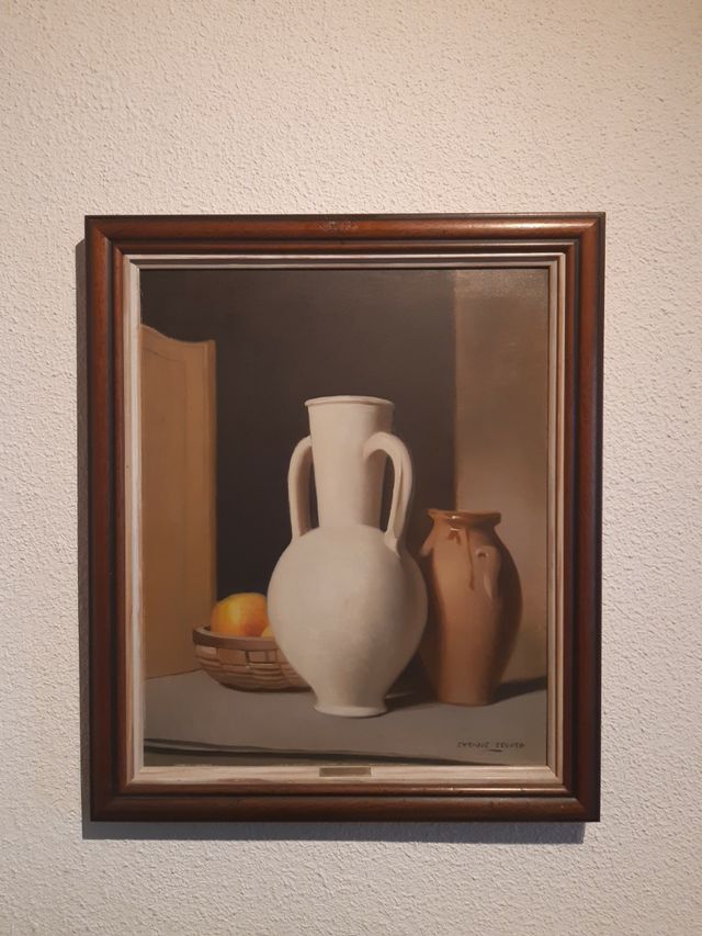 Oleo bodegon Enrique Segura