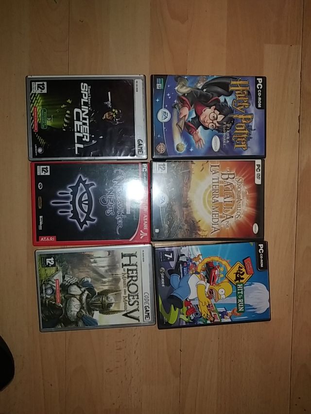 juegos PC dvd-rom