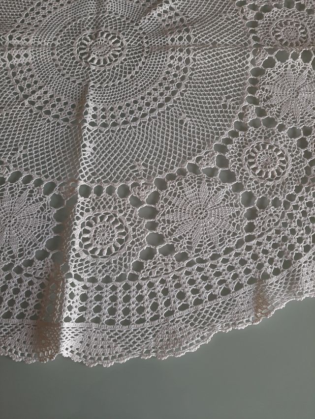 Tapete ganchillo hecho a mano