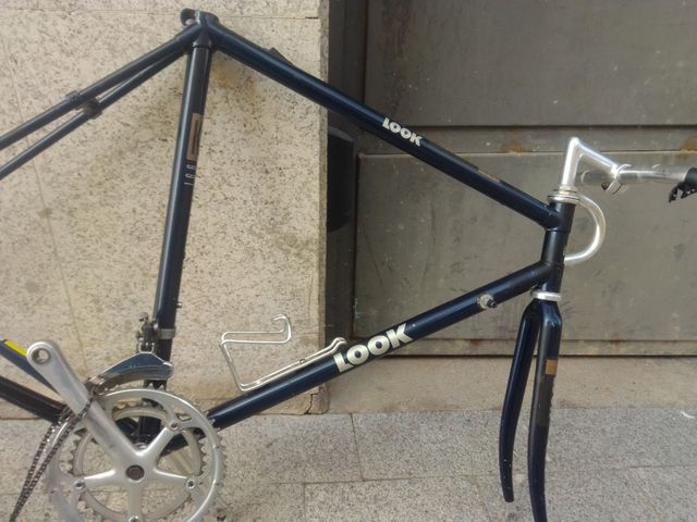 Cuadro Look KG166. Manillar, platos, bielas.