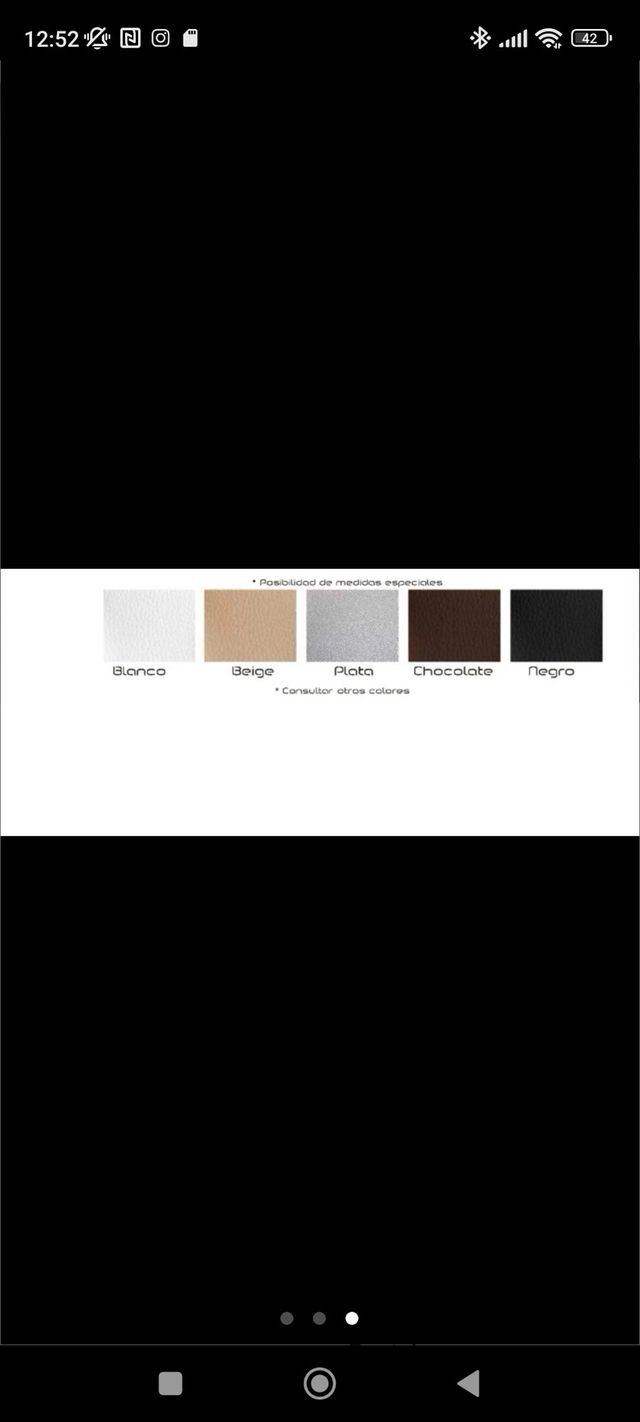 Cabeceros en polipiel o tela varios colores.