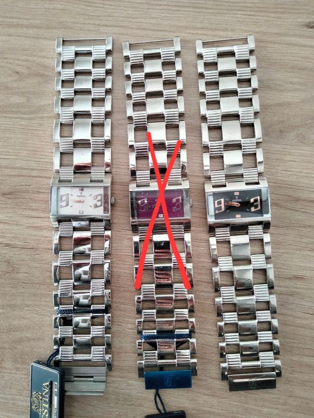 relojes festina mujer de acero