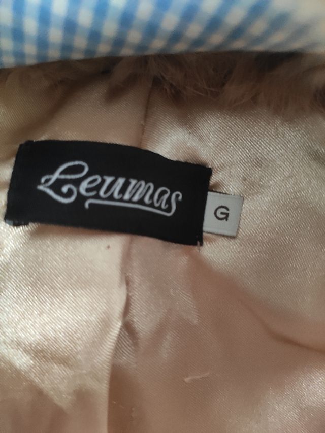 Chaleco de conejo y punto