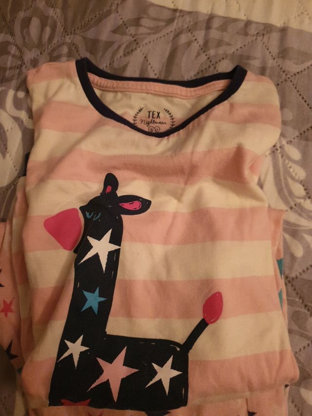 pijama de niña talla 11-12
