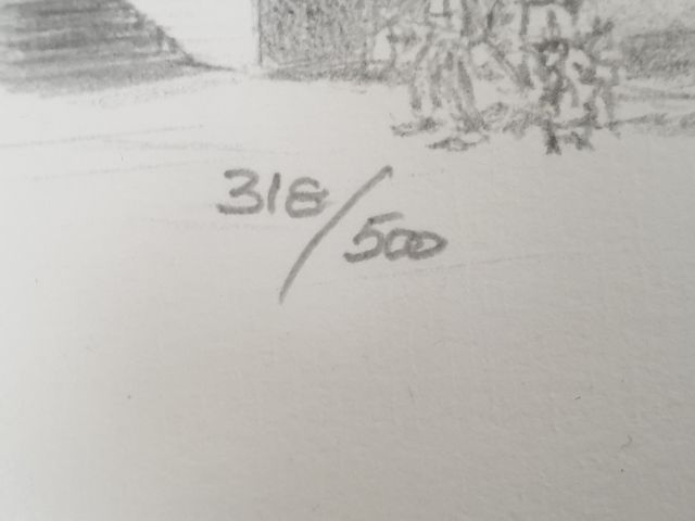 Grabado de Barakaldo.318/500.