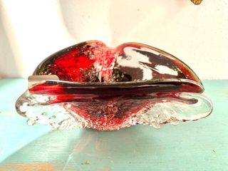 Cenicero vintage cristal Murano